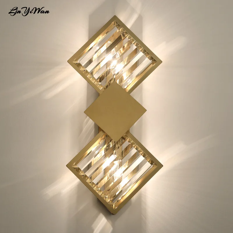 

Luxury corridor wall lamp living room TV background wall lamp bedroom bedside lamp aisle decorative wall lamp