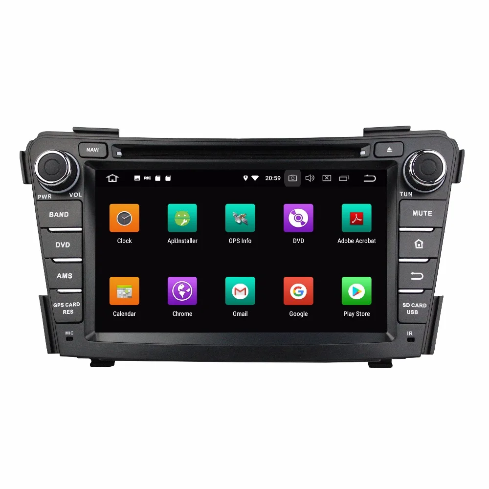 7 &quot2 Din Android 10 0 Автомобильный мультимедийный плеер 8 ядро для Hyundai I40 2011 2014