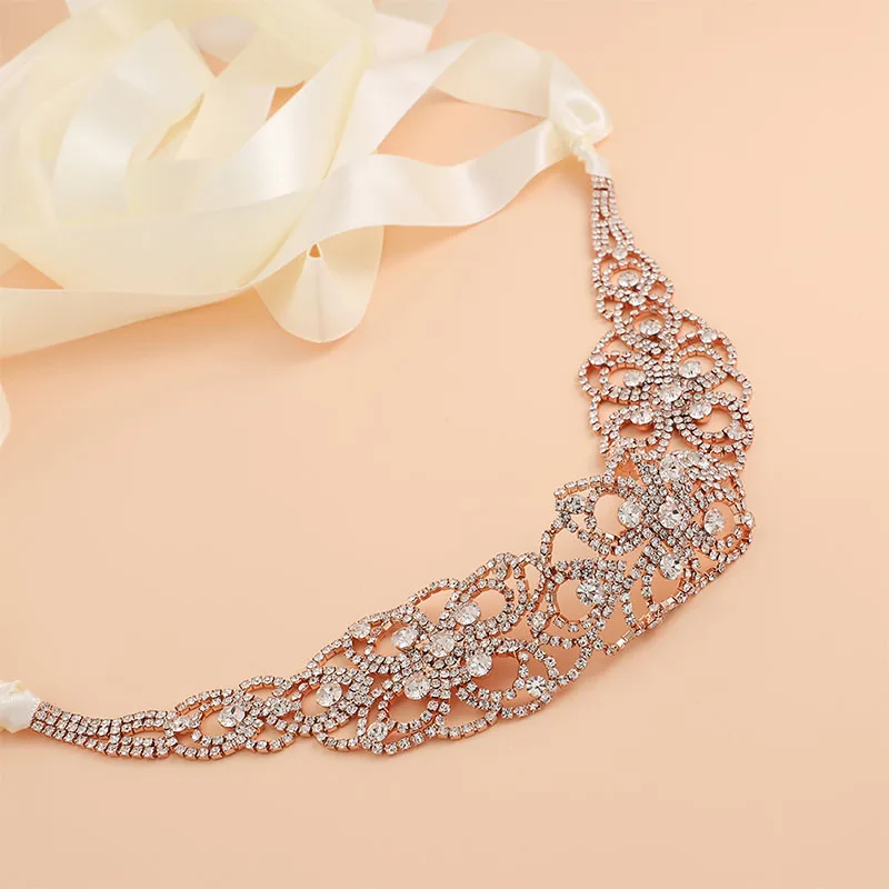 Пояс стразы для платья невесты свадебные аксессуары украшение пояс цвета