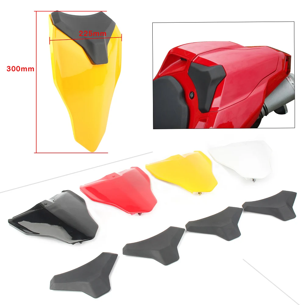 

For Ducati 1098 1198 848 Motorcycle Seat Back Cover Rear Pillion Passenger Cowl ABS Plastic