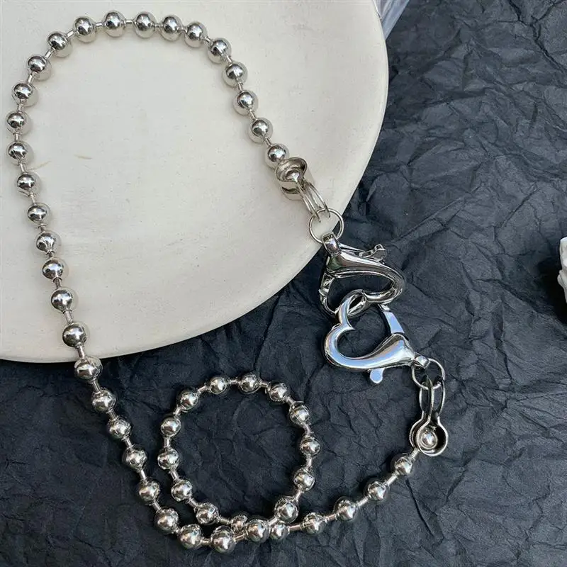 

Women Necklace Fashion Heart Pendant Necklace Choker Necklace Alloy Heart Bracelet for Party