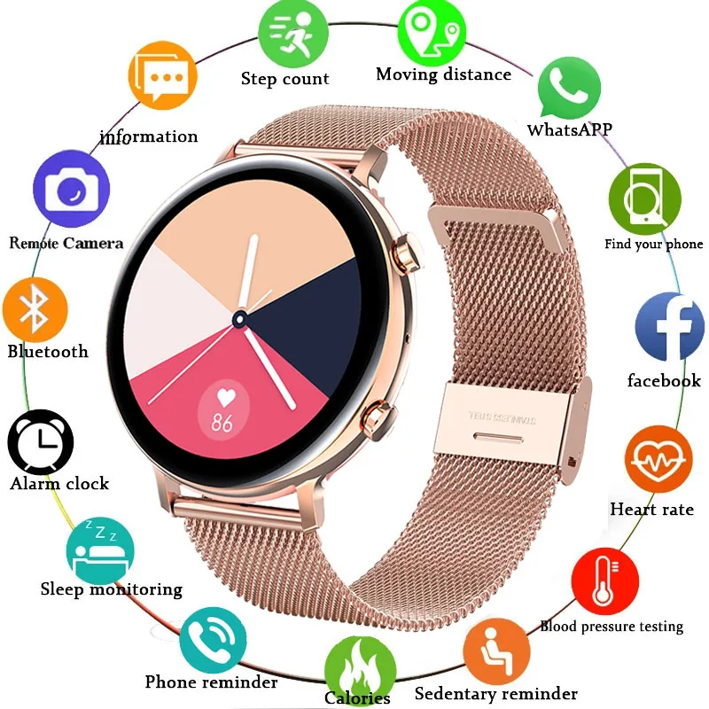 

Смарт-часы для мужчин и женщин, ЭКГ, Bluetooth, звонки, водонепроницаемые, с пульсометром, для Android, Samsung, Huawei, 2021
