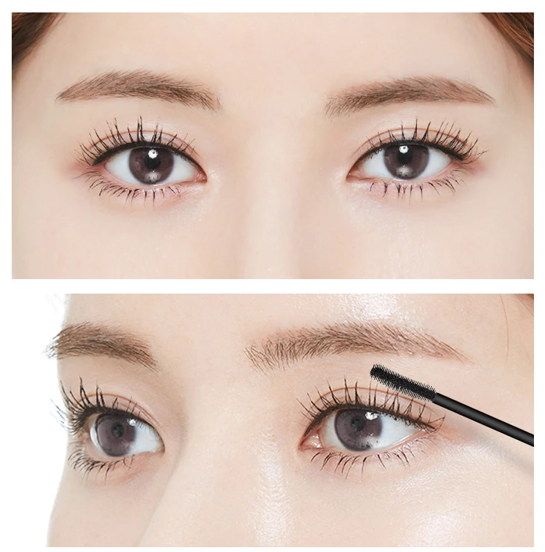 

Mascara Bright Starry Slender Mascara Thick Eyebrow Curling Long Durable Not Easy To Bloom 4D Silk Fiber Eyelash