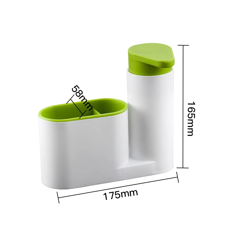 Кухонная моющая губка для хранения полка мойки моющего средства диспенсер мыла