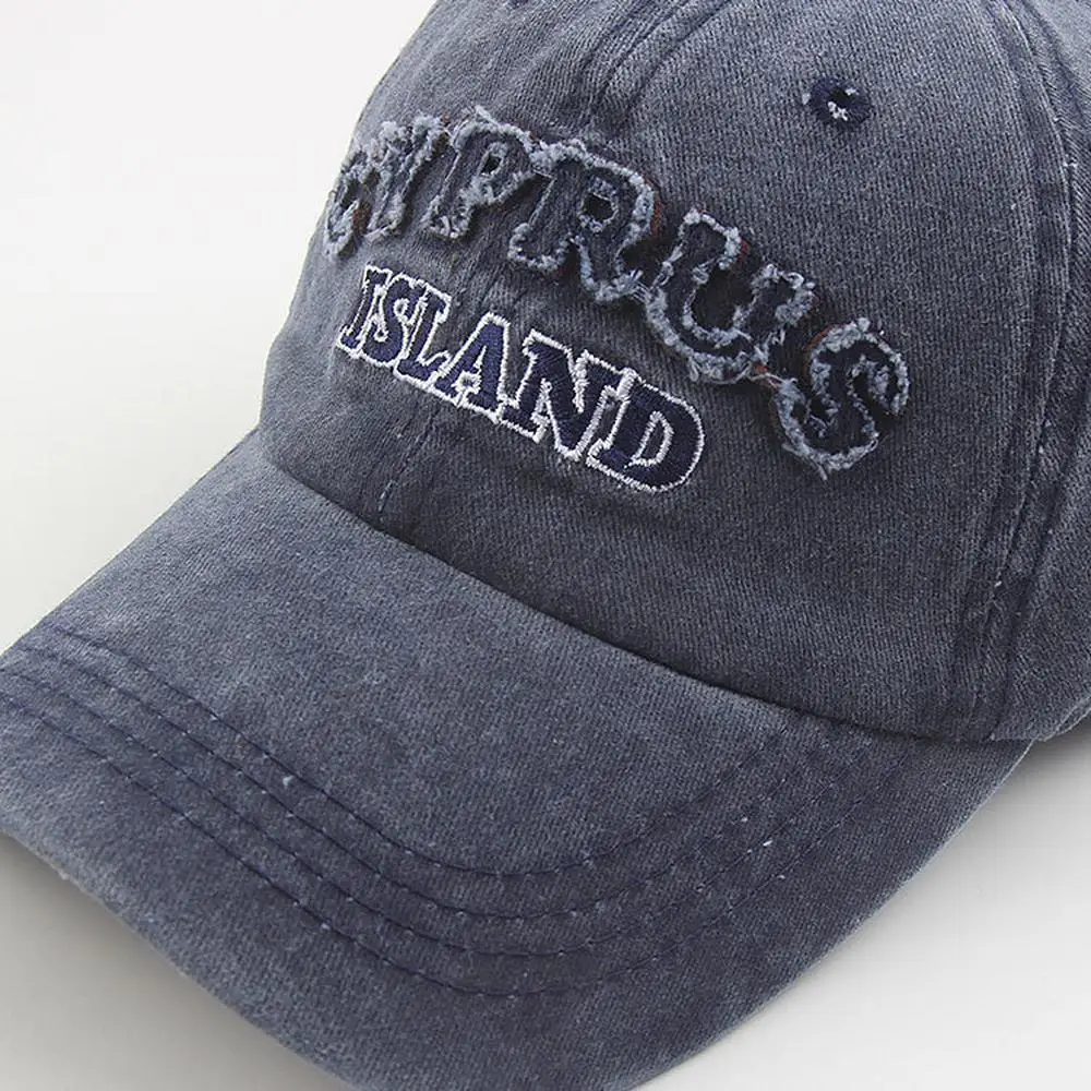 

Unisex Baseball Caps Visor Cotton Retro Do old Embroidery Cow boy peaked cap fashion sunshade