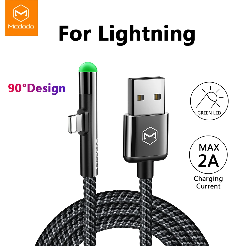 Mcdodo USB кабель для iPhone lightning 12 11 Pro X Xs Max XR 8 7 6 Plus iPad 2A Быстрая зарядка передачи данных