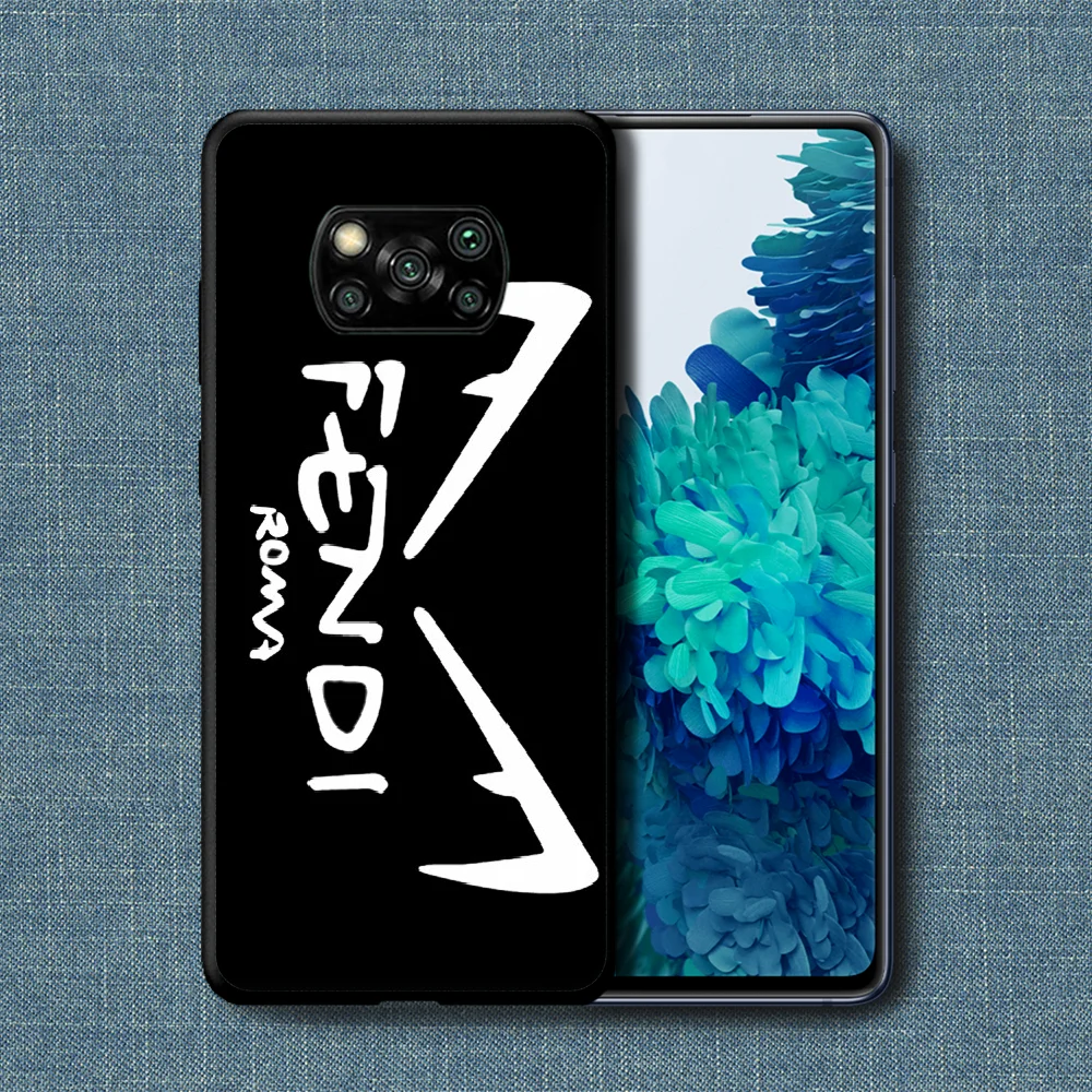 

Luxury Fashion Brand Phone Case For Xiaomi Mi Note 10 A3 9 MAX 3 A2 8 9 Lite Pro Ultra black Waterproof Painting Coque 3D Cover