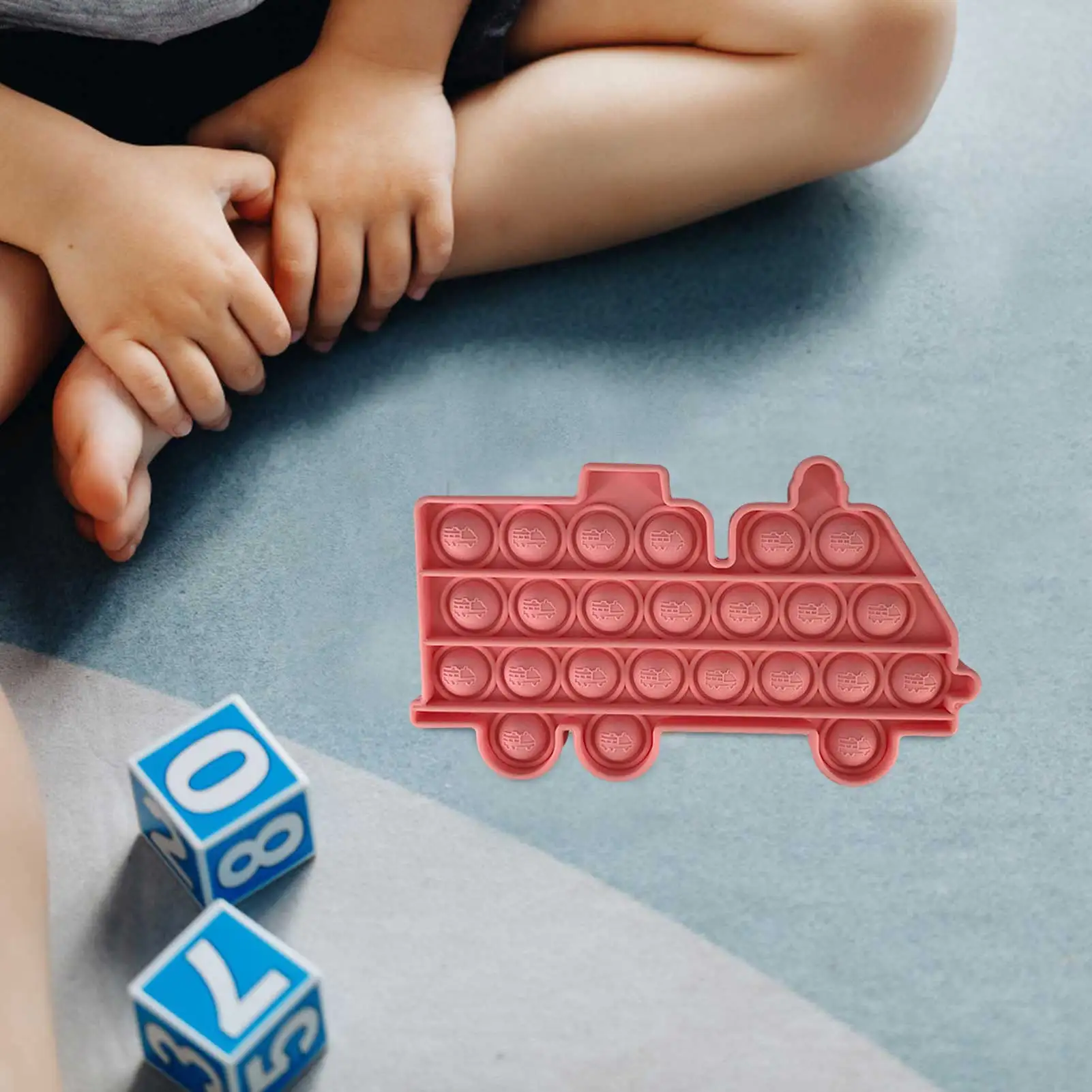 

Push Bubble Sensory Toy Cat Truck Shape Autism Squishy Stress Reliever Toys Safe Destop Puzzle Kids Adult Stress Reliever Toys