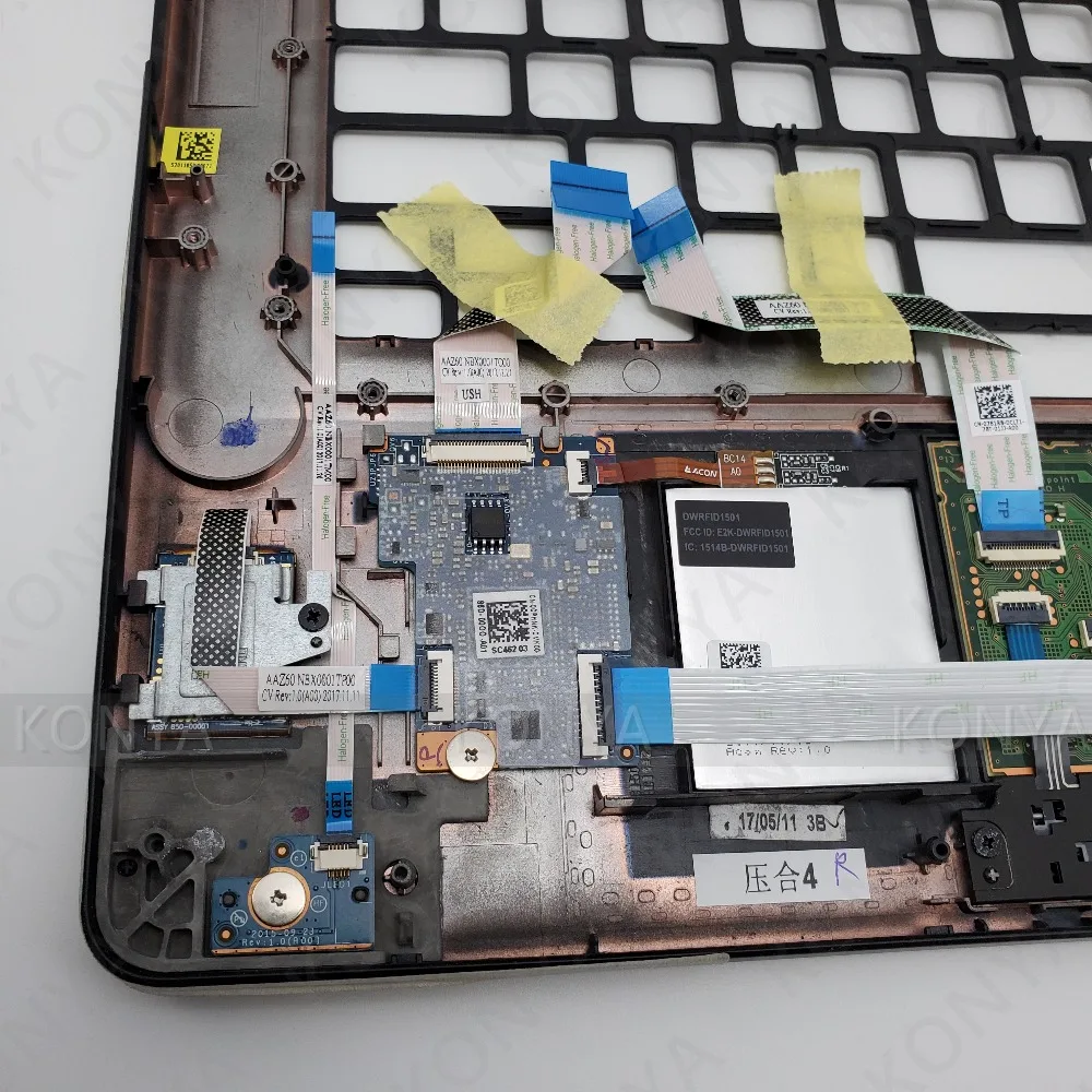 Верхний чехол для Dell Latitude E7470 plamest с тачпадом 09Y17 DGFPD XFY7W TWX2H