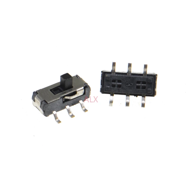 20 шт. мини smd smt MSS22D18 тумблер 6pin 2P2T вкл/выкл слайдовые переключатели для DVD