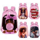Афро-меланиновый рюкзак для девочек Латина AF женские дорожные сумки черные школьные ранцы для девочек детские школьные ранцы для подростков детские сумки для книг