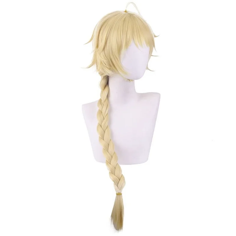 Game Genshin Impact Cosplay  Aether Costume  Aether Cosplay Wig Unisex