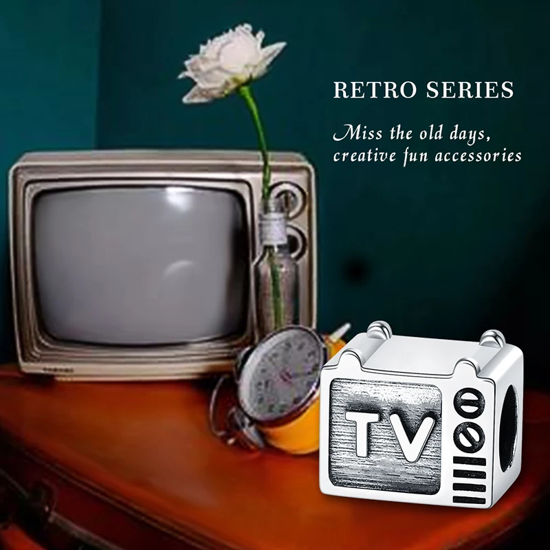 Отлично подходит для европейских браслетов 925 стерлингового серебра ТВ детства