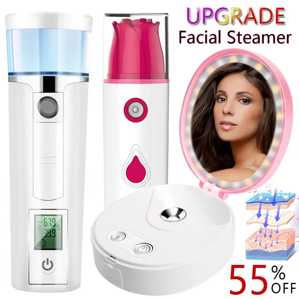 Профессиональный портативный нано распылитель небулайзер для лица паровой