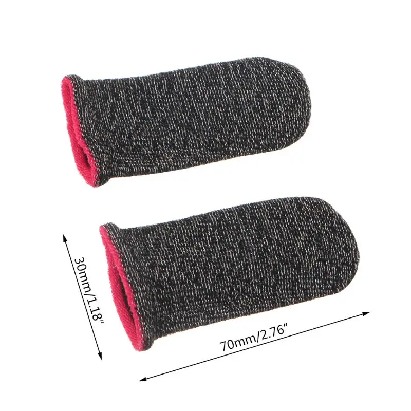 

L1 R1 Breathable Mobile Game Controller Finger Sleeve Touch Trigger for PUBG Mobile Rules of Survival Gatillos