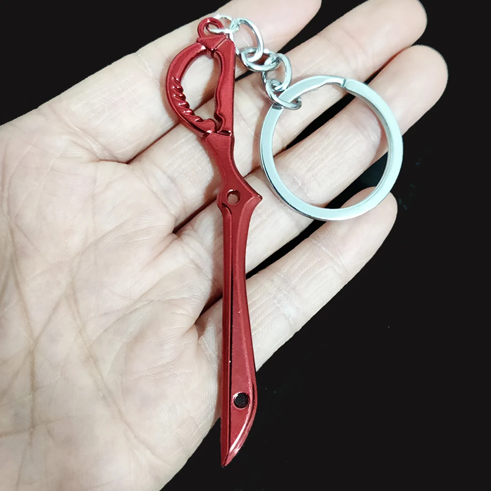 MIDY аниме KILL la брелок для ключей Matoi Ryuko мини металлический красный лезвие ножниц