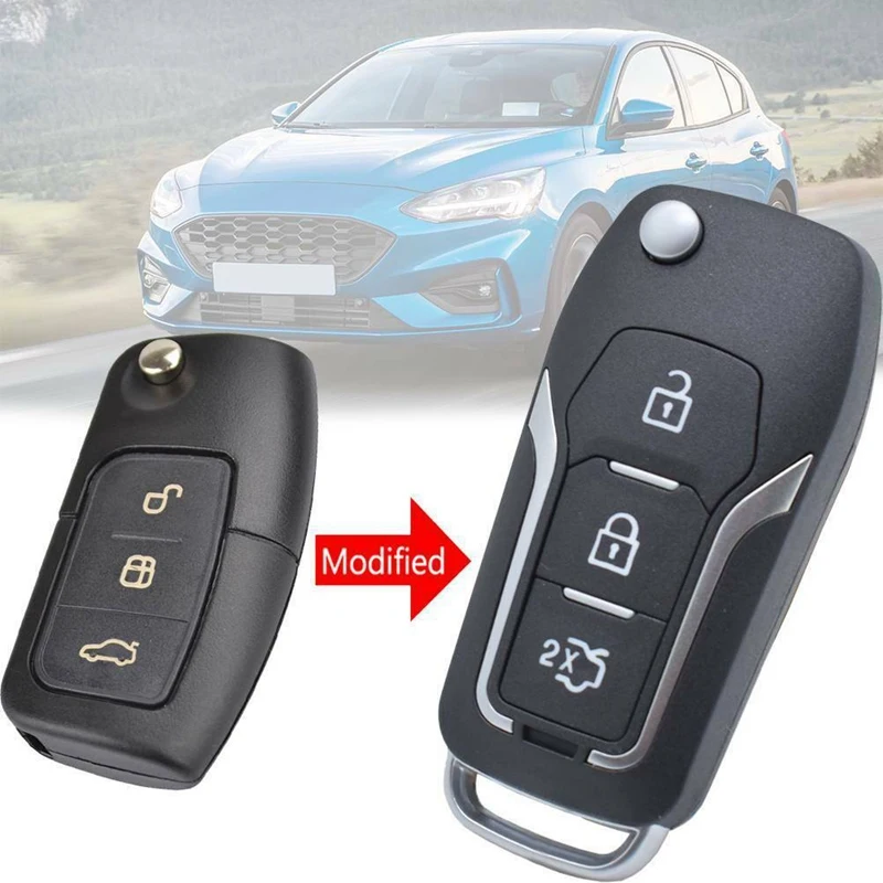 

Корпус автомобильного ключа дистанционного управления дистанционный ключ чехол Крышка для Ford Focus Fiesta Mondeo S-Max C-Max