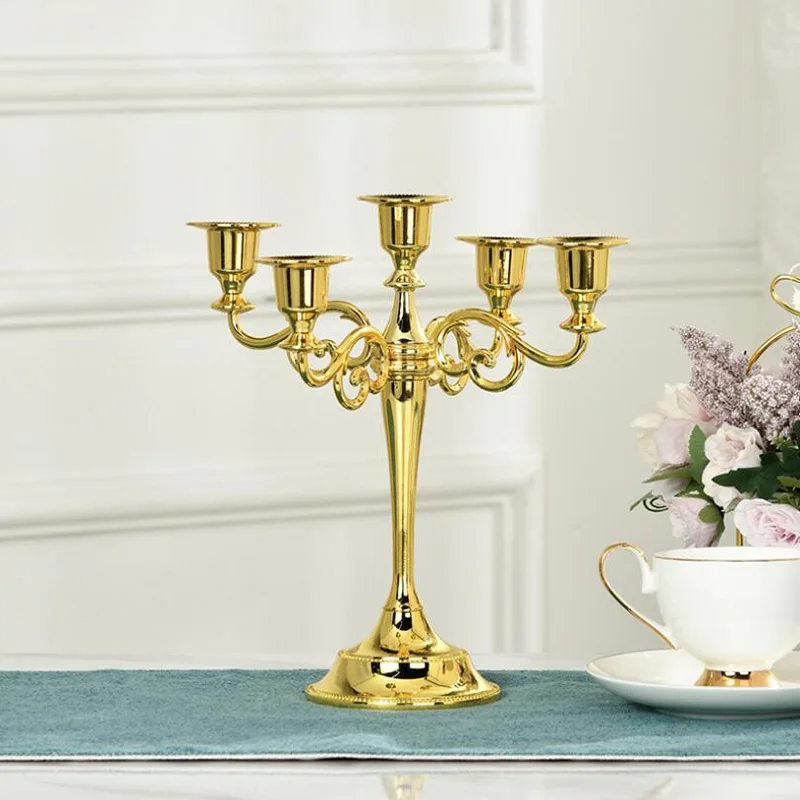 Подсвечник из цинкового сплава серебристого/золотого цвета|candle holders|candle candle