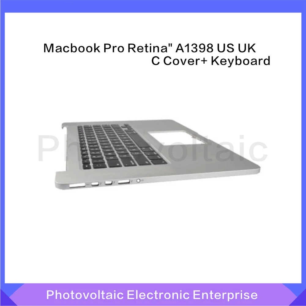 Новый A1398 US UK C чехол Топ с раскладкой клавиатуры для Macbook Pro Retina 15 4 дюймов 2012 2013 2014