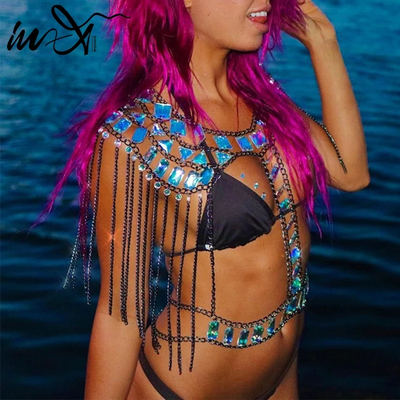 In X Сексуальная Пляжная одежда Блестящий алмаз бикини 2019 покрытие ups элегантное