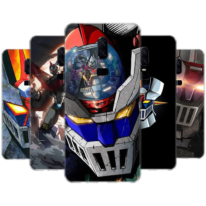

Mazinger Z Cartoon Case For OnePLus One Plus 1+ 9R 9 8T Nord 8 lite 7T 7 Pro 6T 6 5T 5 Transparent Silicone Cover Coque