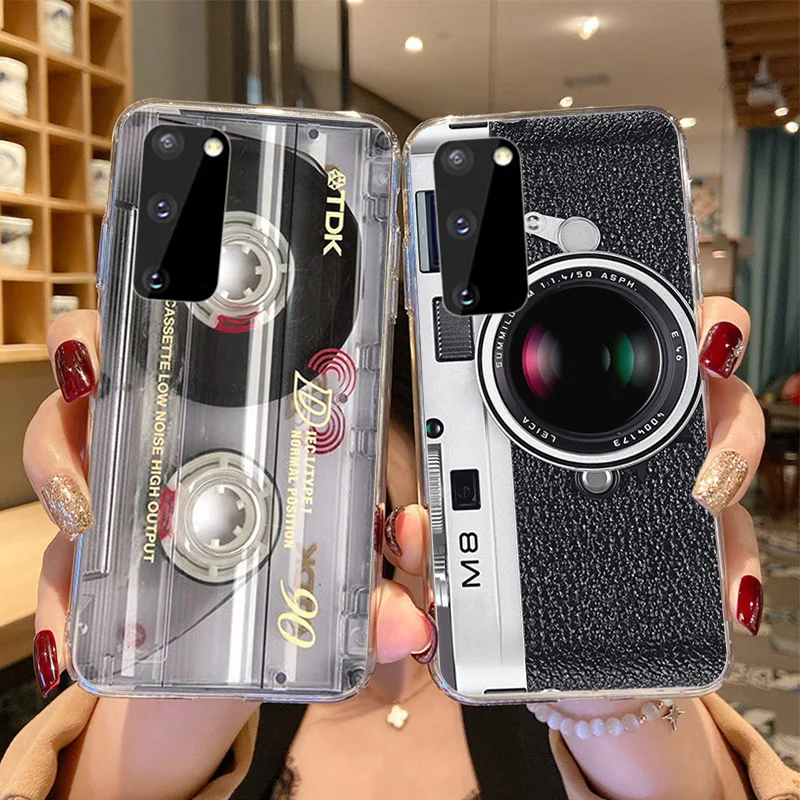 Мягкий чехол для телефона Samsung Galaxy S21 5G S20 FE S10 Lite S9 Plus Note 20 Ultra 10 9 8 винтажная