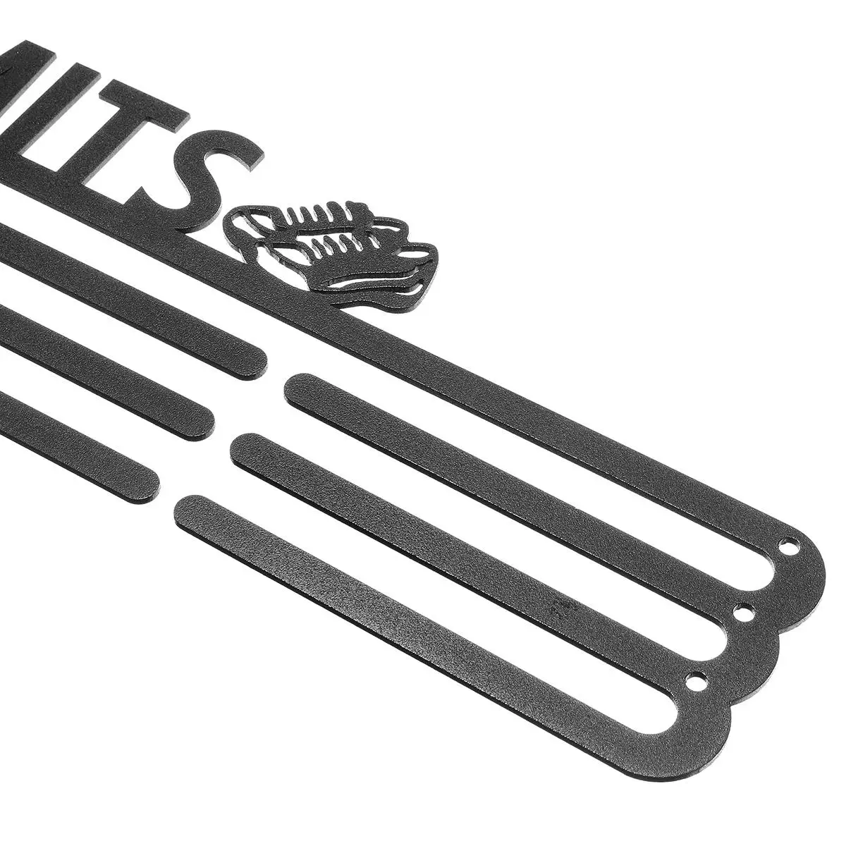 Вешалка для медали держатель из черного железа на 60 медалей спорта бега марафона