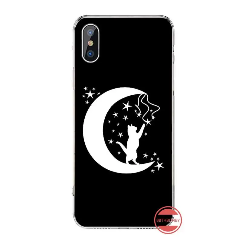 

Death Witches moon cat Phone Case For iphone 12 5 5s 5c se 6 6s 7 8 plus x xs xr 11 pro max