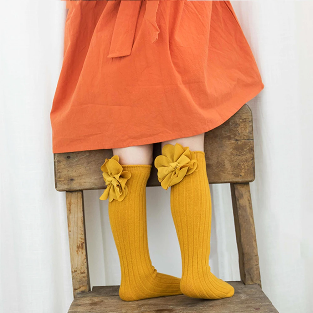 2019 Новое Детское платье для девочек с большим цветком длинная трубка Мягкий