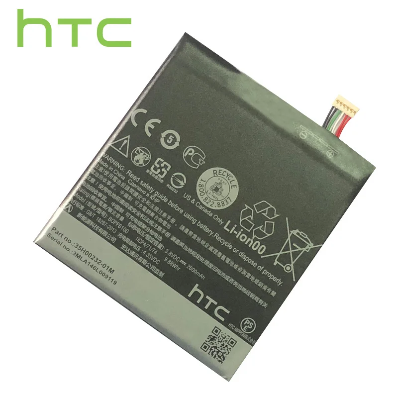Оригинальный аккумулятор для телефона HTC BOPF6100 B0PF6100 подходит Desire 820G dual sim D820U D820F D820P