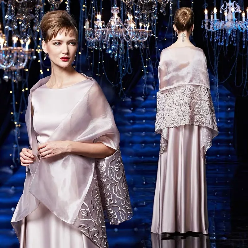 Весна-лето 2020 благородные вечерние платья Роскошные для матери невесты с