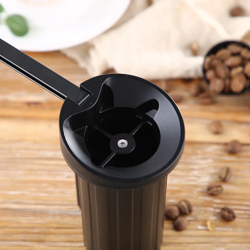 安い ポータブルハンドグラインダー家庭用コーヒー豆グラインダー、マニュアルグラインダー、イタリアステンレス鋼研削コア