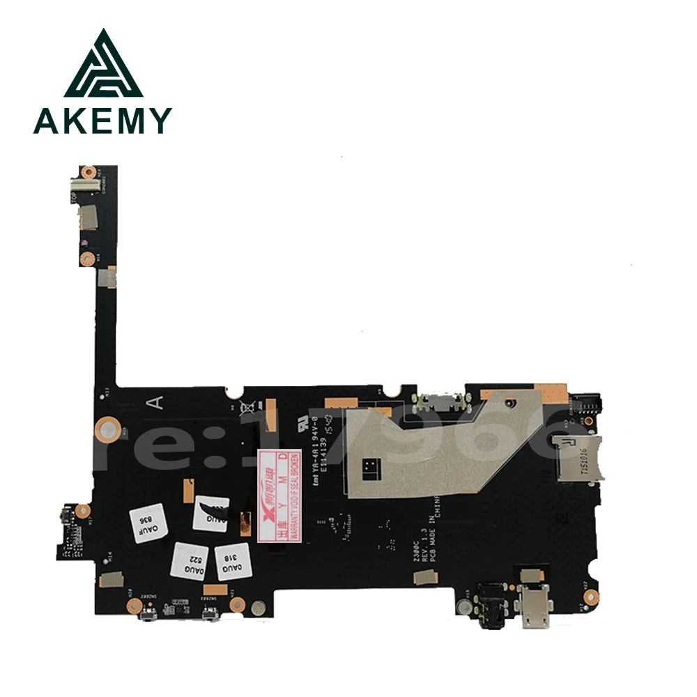 

New! original For Asus ZenPad 10 P023 Z300C Tablets Laptop motherboard logic board W/ C3200-CPU 8G 16G 32G 64G SSD