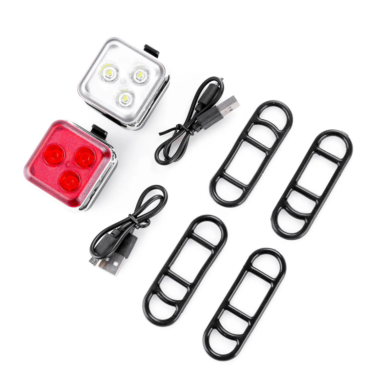 

Mountain Bike Taillights USB Rechargeable Bicycle Lights Bicycle Headlights Warning Lights Bicycle Accessories