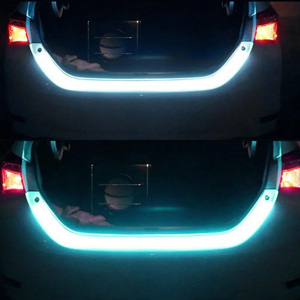 

Fluid LED Strip Car Trunk Area Illumination Rear Brake Four Colors Car Type Flow 1.2m 12V Car Light Tailgate Turn Signal Light