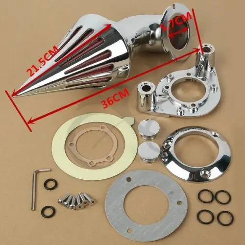 Мотоцикл Алюминиевый воздухоочиститель Впускной фильтр для Harley Sportster Carburetors 1991-2006 99