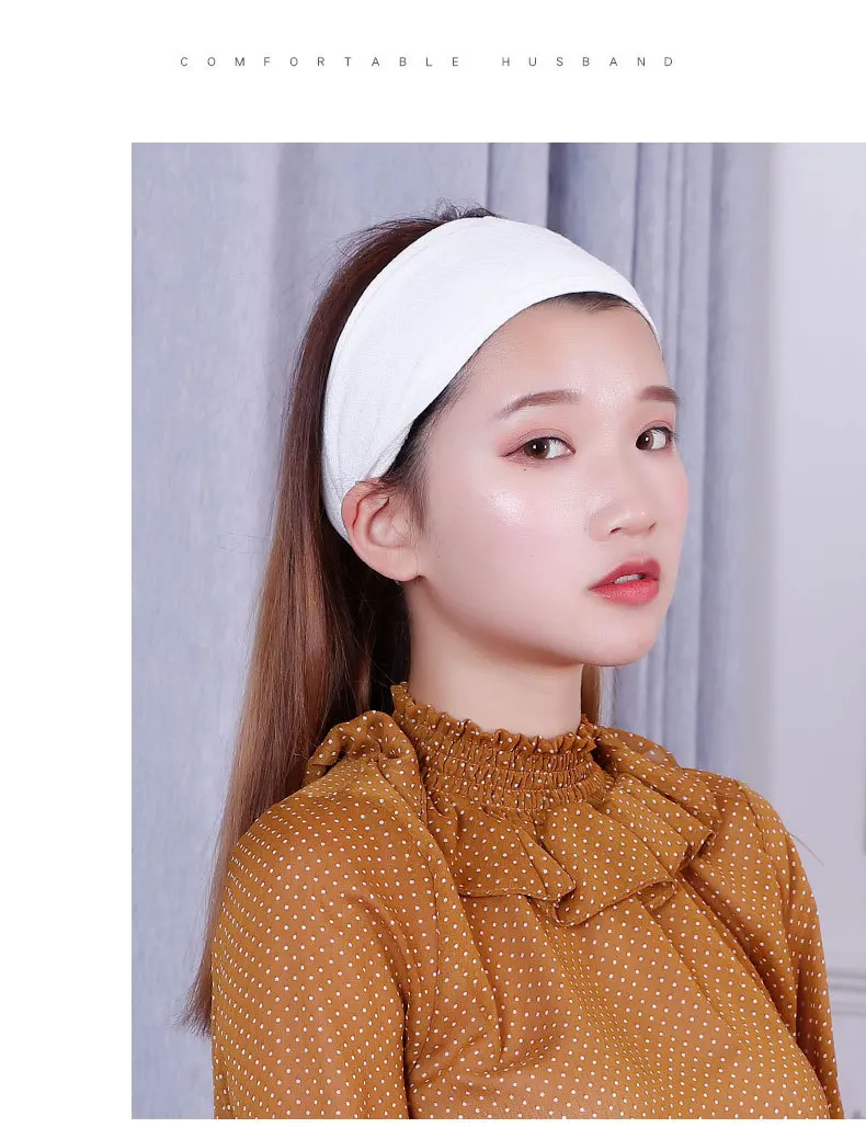 

Hairdressing Wide Edge Yoga Hairband Headband Sweat Absorbing Hairband Headband Sport Accessories Women Bandana Sheer 07MH277