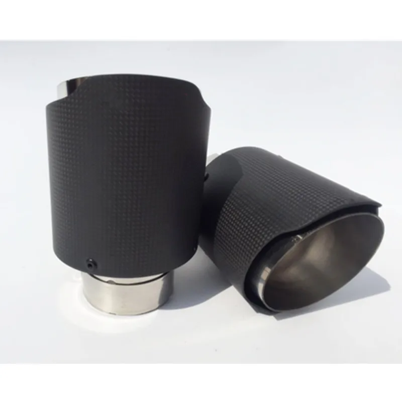 2 шт. новая горячая распродажа нержавеющая сталь глушитель Конец трубы для