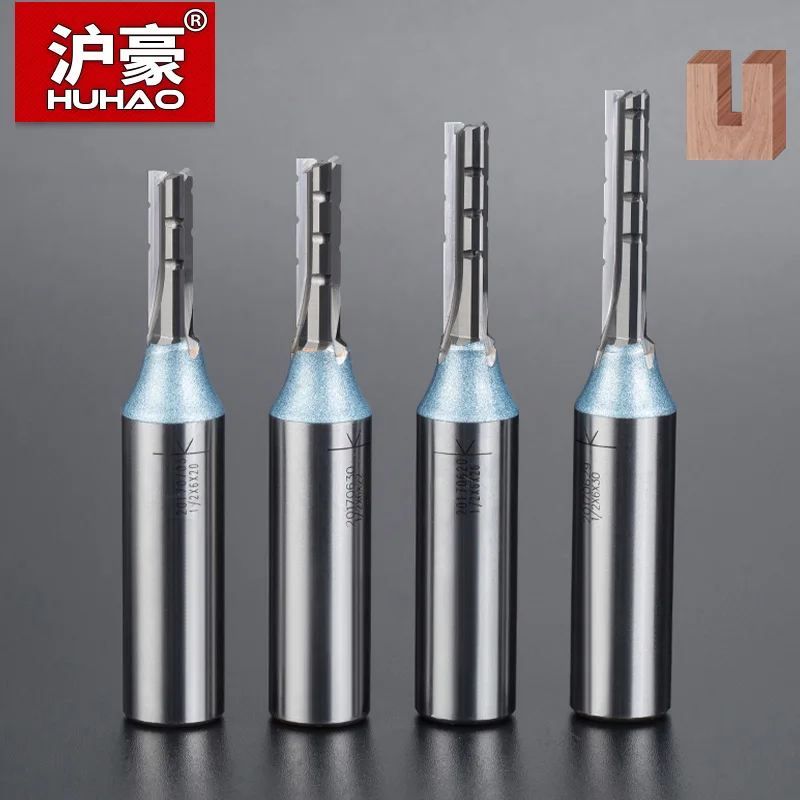 HUHAO 1/2 &quotхвостовик 3 фрезы TCT прямые Обрезка концевые для МДФ фанеры ДСП |