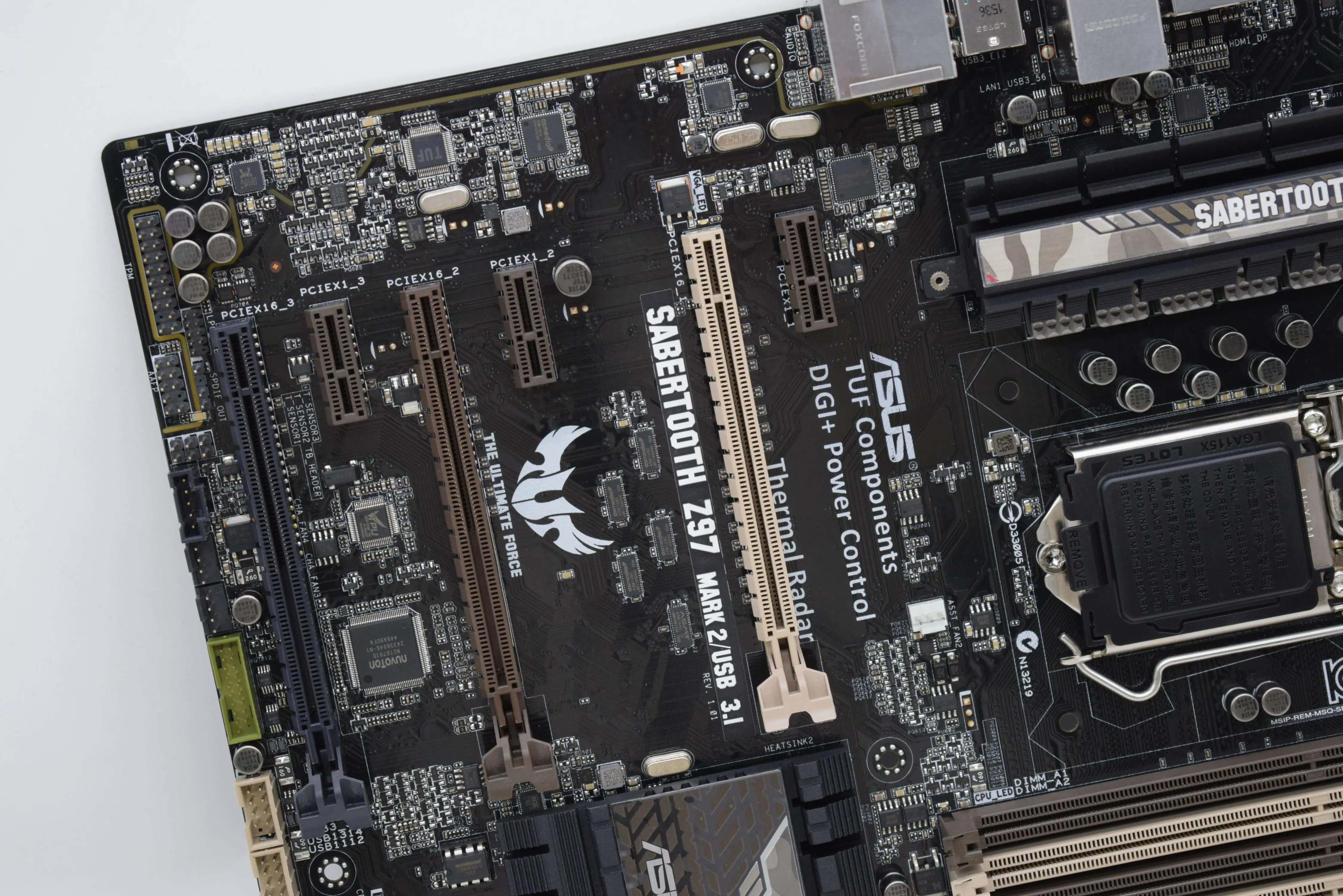 Günstig Für ASUS SABERTOOTH Z97 MARK 2/USB 3,1 Motherboard LGA1150 DDR3 Z97 USB 3,1 SATA3 Desktop Motherboards Core I7/i5/i3 Prozessoren