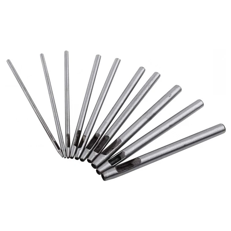 

Polishing Pad Kit, Car Foam Drill Bit Pad Wool Pad Liner with 10 Pcs Leather Hole Punch Cutter Hollow Punch Set 0.5-5mm