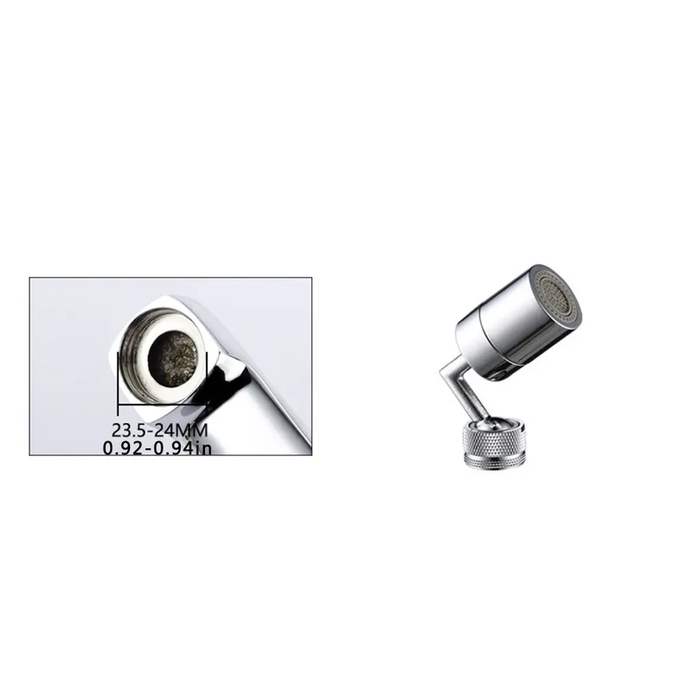 

720 Universal Rotary Filtration Splash Proof Faucet Big Angle Kitchen Sink Faucet Aerator Tap Sprayer Replacement