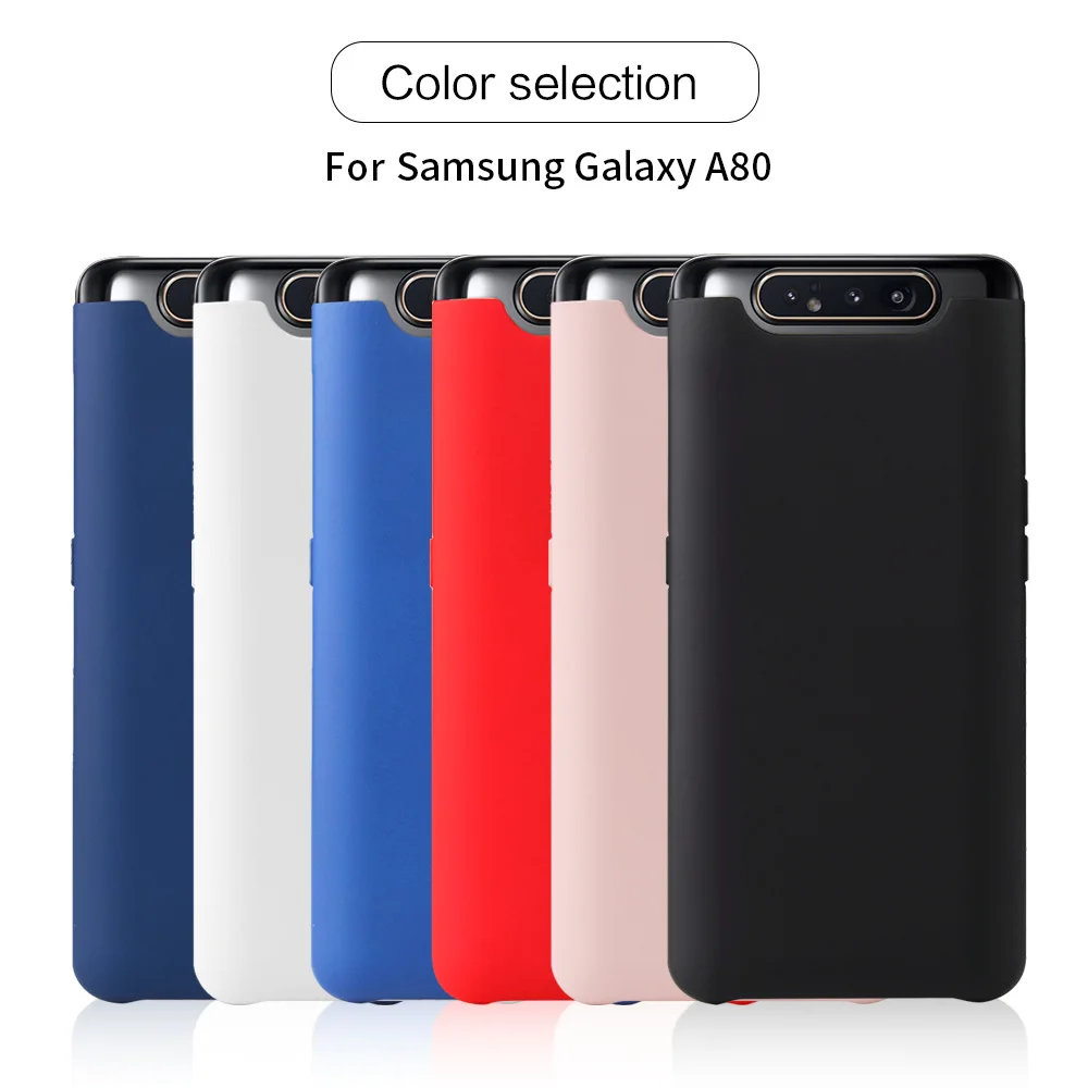 Для samsung A80 мобильный телефон оболочка жидкий силикагель для Анти падения и