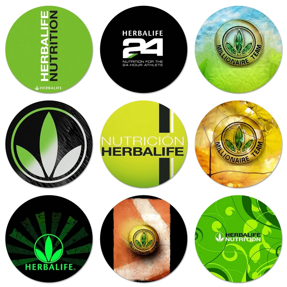 

Herbalife 24 Badge Brooch Pin Accessories For Clothes Backpack Decoration gift 58mm