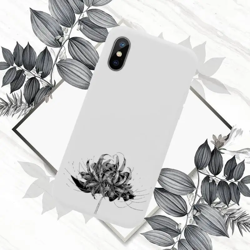 

Art David line Painted Phone Case White Candy Color for iPhone 11 12 mini pro XS MAX 8 7 6 6S Plus X SE 2020 XR