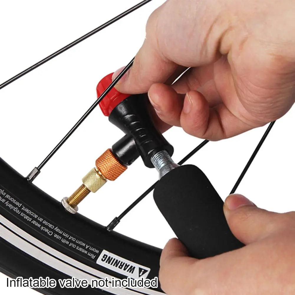 

Non Slip Universal Portable Outdoor CO2 Pump Bicycle Inflator Head Repair Tools Mini Cycling Mountain Bike Schrader Presta Valve