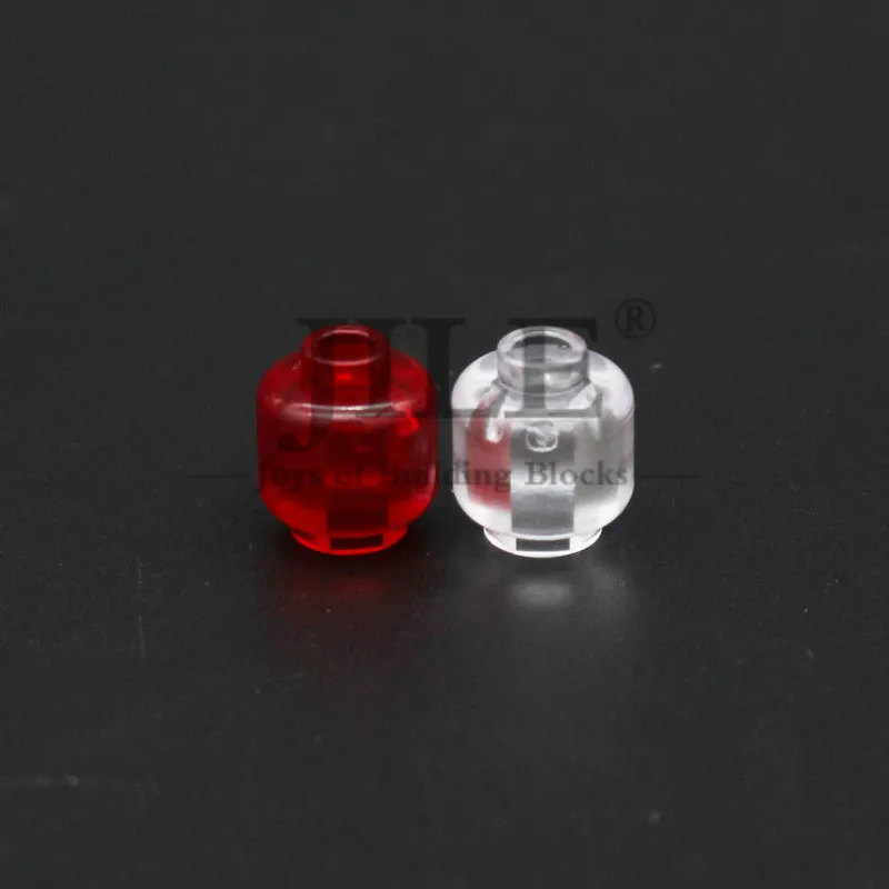 Лампа Minifig головы однотонный полый стержень 3626b 30011b строительные блоки Набор