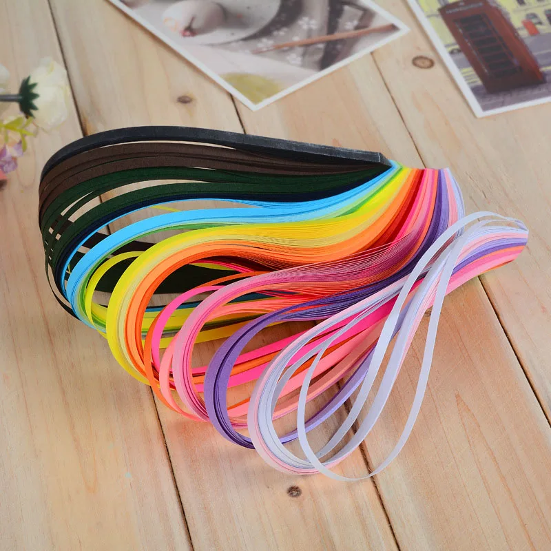 

180 Pcs DIY Home Decoration 36 Colors Scrapbooking Stamping DIY Quilling Paper 3mm/5mm Arts Crafts Sewing Origami Craft Paper
