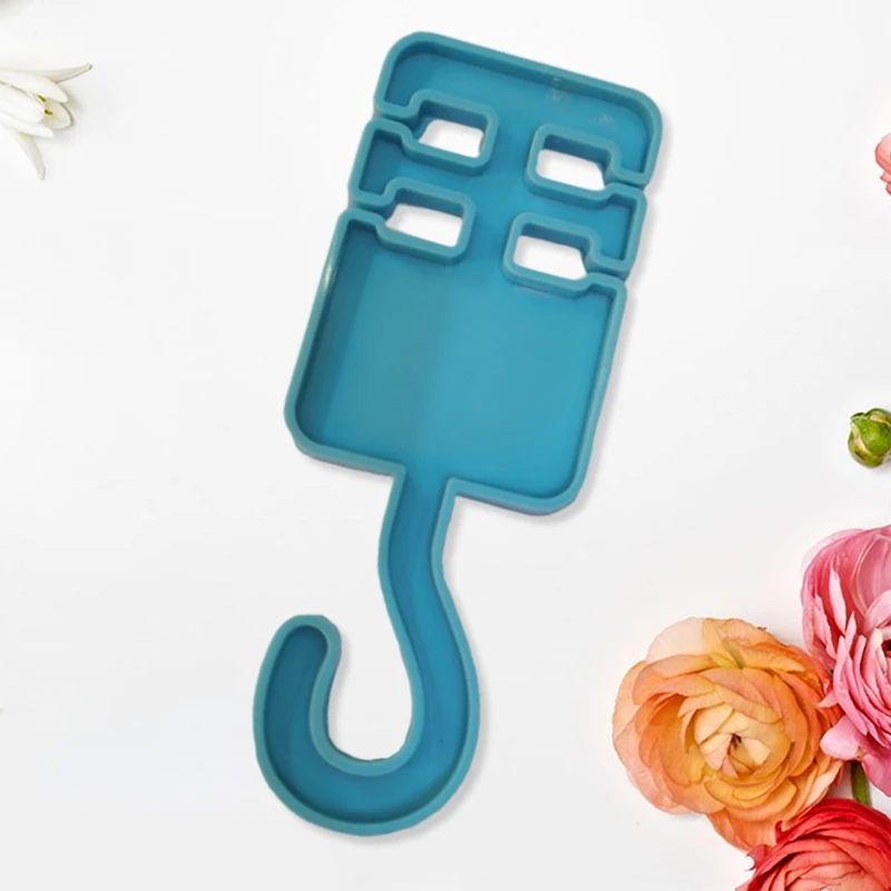 

Epoxy Resin Mold Shiny Hook up Silicone Mould DIY Crafts Decorations Making Tool A2UA