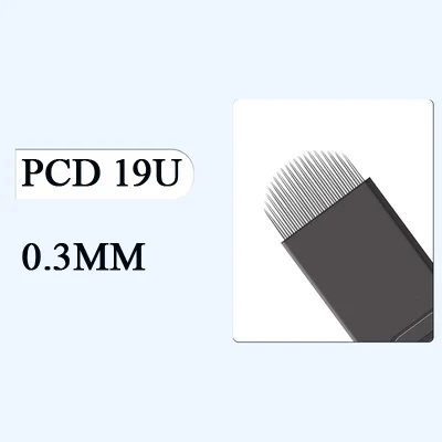 20 шт./лот игла для нанесения татуировок резец сверхтвердый PCD 12/14/19U Форма Stainlsee